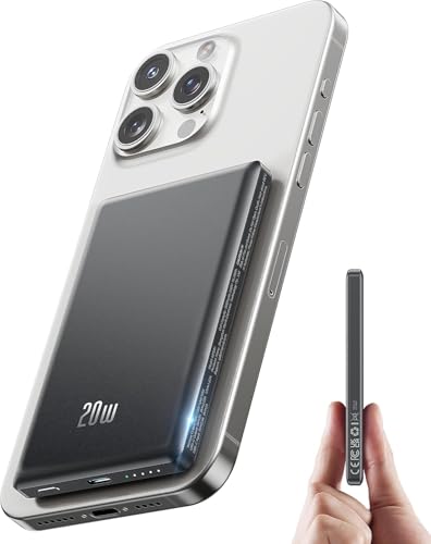 Ultra Slim iPhone Powerbank für Magsafe, Ntaanoo... en promo sur Amazon