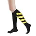 MIXSNOW 6 Pairs of Compression Socks for Men and Women for Running, Nurses, Shin Splints, Travel, Flight, Pregnancy & Maternity Large/X-Large Assorted 1 (6 Colors)