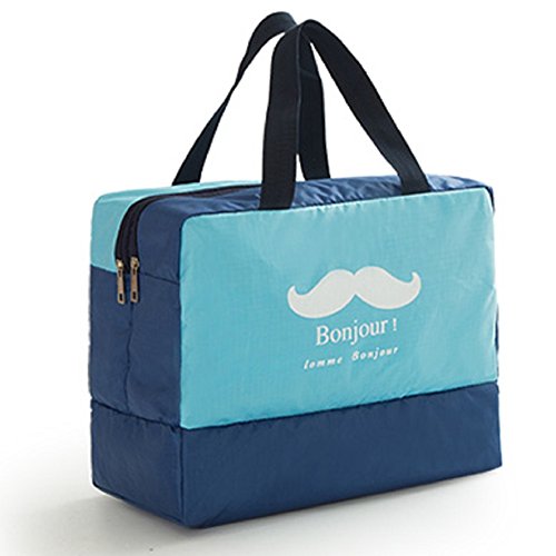 Wet bag baby cloth diaper bag wet dry bags tote handbag with 2 zi…