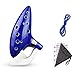 Vangoa - Transverse 12 Hole Ocarina Legend of Zelda Ocarina, Alto C Blue with Display Stand, Neck-strap Cord