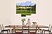 So Crazy Art- Golf Wall Art Decor Green Trees and Lawn in Jumeirah Golf Estates Canvas Pictures Artwork 4 Panel Painting Prints for Home Living Dining Room Kitchen