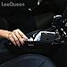 LeeQueen Car Pocket Organizer Fills the Gap Between the Seats, Premium PU Leather (Gray, 2 Packs)