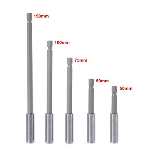 5 Piece Magnetic Bit Holder Extensions Set + 3PCS Colorful Socket Adapter Impact Set Extension Converter Impact Drill Bits Driver Power Hand Tools