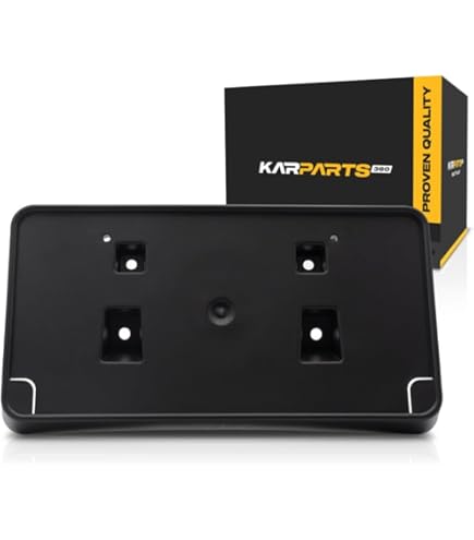 Aazon.co: No Drill Front Buper License Plate Ount Bracket Holder...