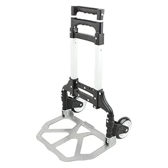 Yosoo carretilla plegable de aluminio mueble de manutención ajustable