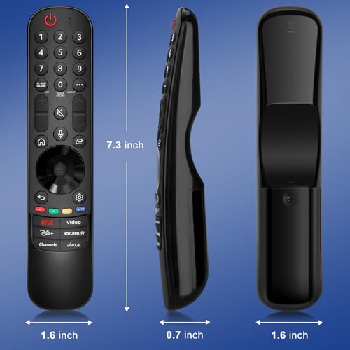 LG TV Magic Voice Remote Control Replacement for Original MR20GA, MR21GA, MR22GA, MR23GA Remote Control, Compatible with LG Smart TV with Pointer and Voice Function