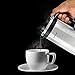 NutriChef 1.8 Liter Electric Water Kettle - Cordless Automatic Power Off Safety Feature Premium Brushed Stainless Steel For Coffee and Tea w/ Convenient Easy-Pour Safety Locking Spout PKWK23SR
