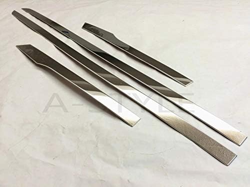 Huanlovely: for Suzuki Vitara 2016-2018 car Styling Detector Stainless Steel Side Door Body Trim Sticks Strips Molding Bumper Part 4pcs