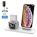Wireless Charger, 3 in 1 Wireless Charging Station for A pple Watch and i Phone Air pods, Wireless Charging Stand Compatible for A pple i Phone X/XS/XR/Xs Max/A pple Watch Series