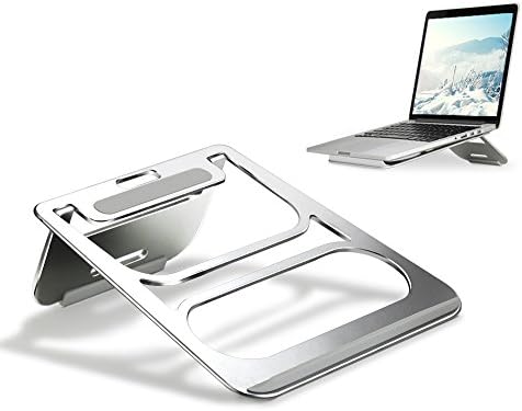 Laptop Stand - Folding Laptop Stand Notebook Macbook Aluminum Portable Universal Light Weight Laptop Stand with Steady Ergonomic Minimalist design Laptop Stand For 7"-17" Macbook / Notebook / Tablets