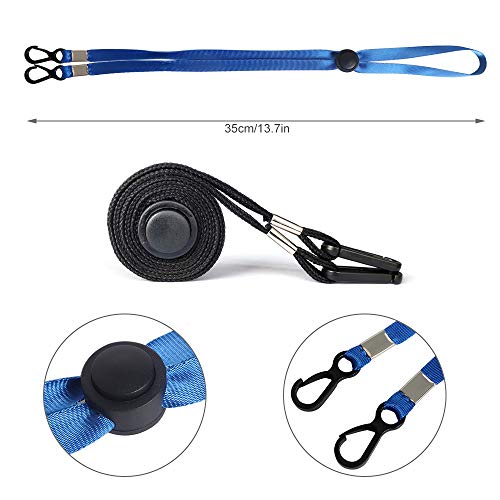 5 Pack Face Cover Lanyard Strap, Adjustable Face Cover Strap Holder Suitable for Kids Adults Senior Fits Any Face Cover Leash