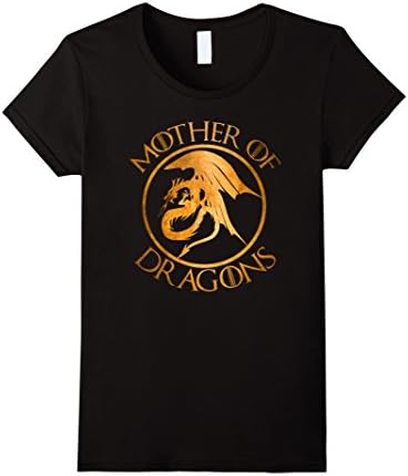 Womens Mother Of Dragons, Dragon Family Matching T Shirt Medium Black