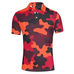 HUGS IDEA Camouflage T-Shirts for Men Lightweight