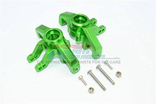 Losi 1/6 Super Baja Rey 4X4 Desert Truck Upgrade Parts Aluminum Front Knuckle Arms - 1Pr Set Green