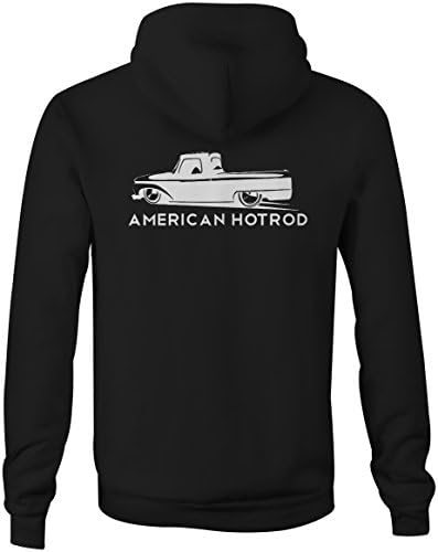 American Ford Chevy Hot Rod Muscle Truck Restored Full Zip Sweatshirt - XL