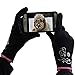 TrailHeads Womens Running Gloves - Touchscreen Gloves - Running Accessories for Women Winter - Hiking, Biking, Sports - Black/Fast Pink (Medium)