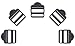 10 - 1 1/2 Inches Tension Locks Triglides
