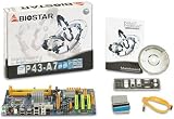 Biostar P43-A7 Socket 775 ATX Motherboard Intel P43 DDR2 A&GbE view 3