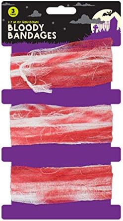 Halloween Party Decoration and Accessories (Blood Stained Gauze Bandage 8m)