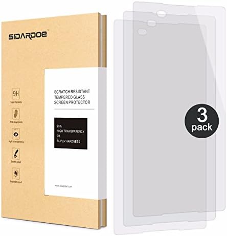 [3-Pack] Sony Xperia Z3+/Z3 Plus/Z4 Screen Protector, SIDARDOE Tempered Glass Screen Protector for Sony Xperia Z3+/Z3 Plus/Z4, HD Ultra Clear, 0.26mm, 9H Anti-Scratch,Anti-Fingerprint