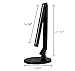 ToJane 5-Level Dimmer LED Desk Lamp with Adjustable Color Temperature, Touch-Sensitive Control Panel, Flexible Arm, USB Charging Port