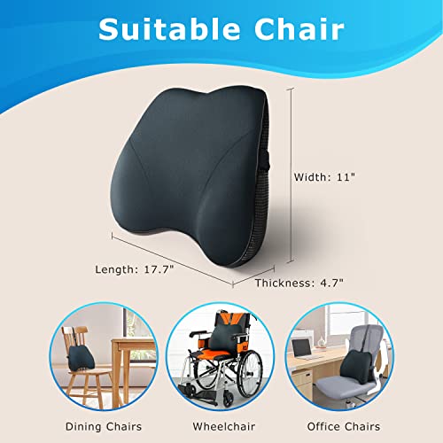 Lumbar Support Pillow for Office Chair for Low Back Pain Relief Mini