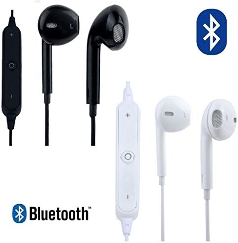 MYCS Wireless Bluetooth 4.1 Sports Headset Headphone Earphones Mic For iPhone 7 Plus (Black)