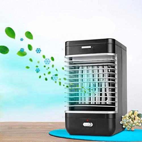 AYCEAN Mini Air Cooler/Humidifier Air Conditioner, 110V / 240V Personal Small Evaporative Cooler Desktop Cooling Fan with 2 Speeds for Home, Office or Bedroom