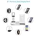 SENZLE Wireless Charger Watch Stand,3 in1 Aluminum Wireless Charger Charging Stand Dock Station for iWatch Series 4/3/2/ AirPods/iPhone x/xs max/8/8+,iWatch Charging Stand【NightStand Mode】-Sliver