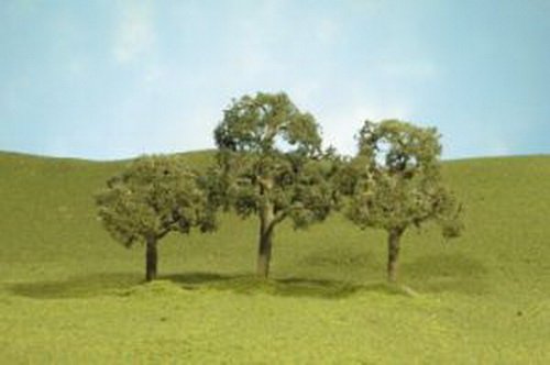 Bachmann Trains 2- 1/2 inches 3- 1/2 inches  Walnut Trees 3 Per Box