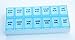 Ezy-Dose 7-Day AM/PM Pill Reminder, Colors Vary - Pack of 2