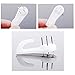 Foxtop Picture Hanger Hook, 2-inch Bearing 25lbs Multi-Purpose Hardwall Utility Wall Mount Non-Mark Hooks for Wedding Picture Photo Frame Mirror Wall Clock(10 Hooks)