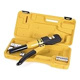 10 Tons Hydraulic Wire Battery Cable Lug Terminal Crimper Crimping Tool With 9 Pairs of Dies