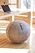Vivora Luno - Sitting Ball Chair for Office, Dorm, and Home, Lightweight Self-Standing Ergonomic Posture Activating Exercise Ball Solution with Handle & Cover, Classroom & Yoga