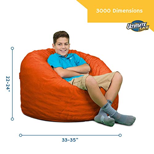 ULTIMATE SACK Bean Bag Chairs in Multiple Sizes and Colors Giant Foam