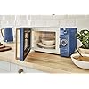 Swan-20L-Nordic-Digital-Microwave-6-Power-Levels-Wood-Effect-Handle-Soft-Touch-Housing-and-Matte-Finish-800W-Blue-SM22036BLUN Swan 20L Nordic Digital Microwave, 6 Power Levels, Wood Effect Handle, Soft Touch Housing and Matte Finish, 800W, Blue…
