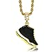 Men 14k Gold Plated Hip Hop Retro 11 Space Jams Kicks Pendant 4mm 24