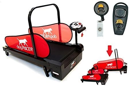 dogPACER Treadmill Designed for Dogs up to 180 Pounds with FREE eXtreme Dog Clicker Whistle Training Set