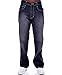 MEN'S SOUTHPOLE RELAXED FIT BASIC WASHED SANDBLAST JEANS 4180