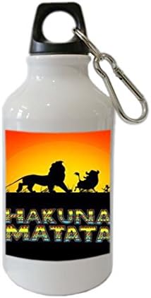 The Lion King Hakuna Matata Customizable Personalization Home Outdoor Bike Mug Aluminum Alloy 400ml Stainless Steel Sports Water Bottle