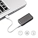 4Boss Premium USB Rechargeable Electronic Lighter Windproof, flameless, no Gas and Fluid Required, Energy-Saving Side Button Double arc Lighter. (Metallic Black)