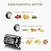 Juicer Machine, Aicok Juice Extractor, 800W Centrifugal Juicer with 3'' Wide Mouth, Dual Speed Stainless Steel Juicer with Anti-drip Mouth, Non-slip feet, BPA Free