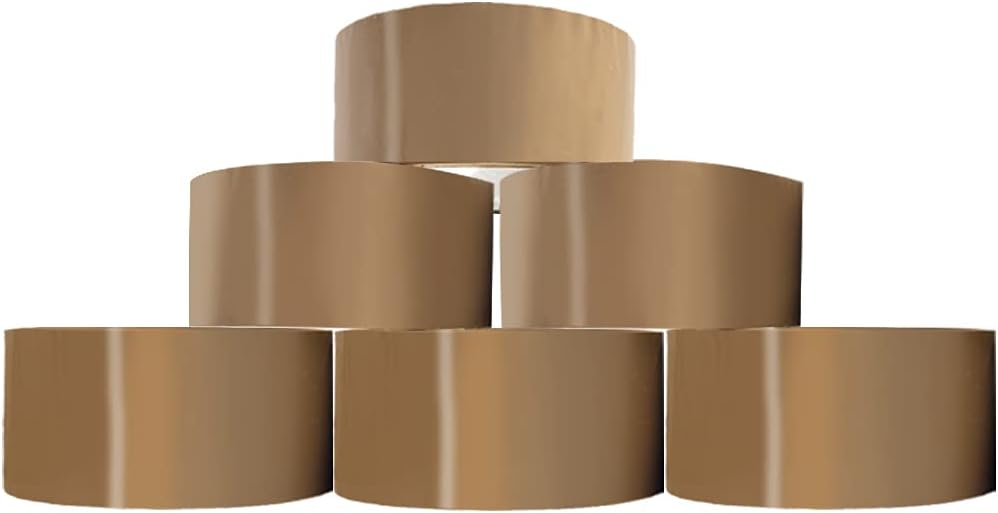 Requisite Needs Heavy Duty Packing Tape 6 Roll Brown 48mm x 66m