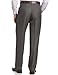 Haggar Men's Cool 18 Hidden Comfort Waist Plain Front Pant,Graphite,38x34