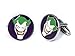 SharedImagination Joker Minimalist Cufflinks, Justice League Tie Clip, DC Comics Batman vs Superman Tie Tack Jewelry, Harley Quinn Cuff Links Link Wedding Party Gift, Avengers Groomsmen Gifts