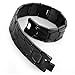 INBLUE Men's Stainless Steel Bracelet Link Wrist Black