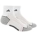 adidas Men's Climacool® II No Show Sock (2-Pair), White/Black/Aluminum 2, Large, (Shoe Size 6-12)