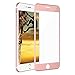 iPhone 8 Plus 7 Plus Screen Protector, iOrange-E 3D Curved Full Glass Coverage Tempered Glass Screen Protector for Apple iPhone 8 Plus 7 Plus 5.5 Inch, Rose Gold