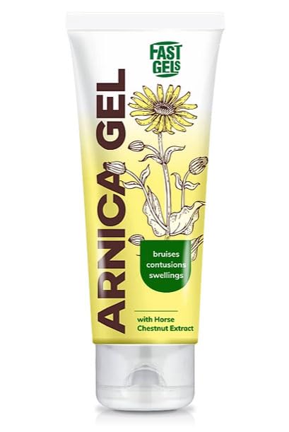 Novaclear ARNICA & CHESTNUT FAST GEL 50 g WITH HORSE CHESTNUT EXTRACT for skin care with bru­ises, puffiness, Swelling, Muscle and Joint Relief, Strong, Non-Greasy, Natural Formula
