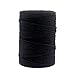 Tenn Well 2mm Macrame Cord, 328 Feet 3Ply Black Macrame Rope for Wall Hangings, Plant Hangers, Craft Projects and Decoration